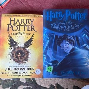 Harry Potter hardcover books 2 pcs